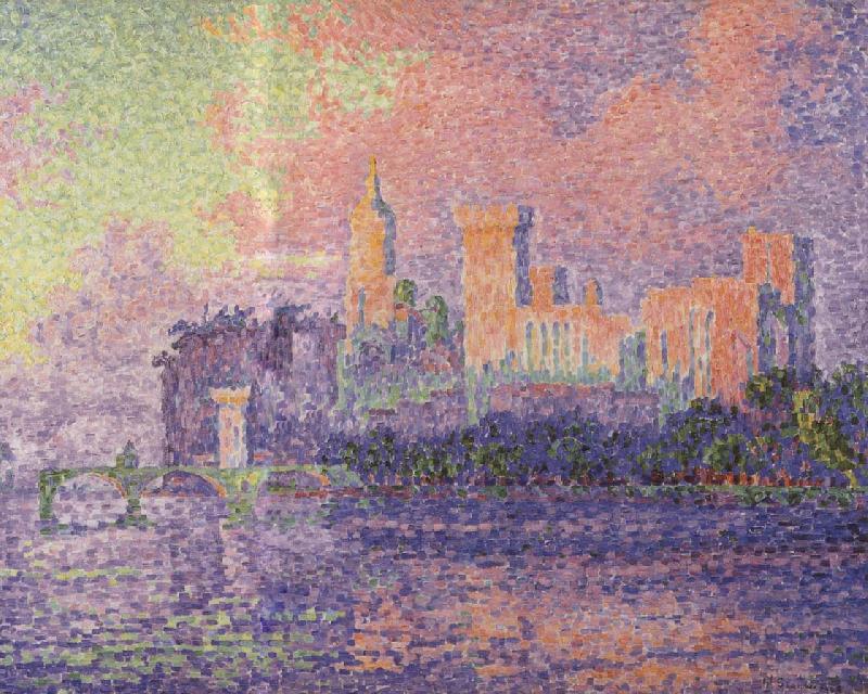 Paul Signac The Papal Palace at Avignon